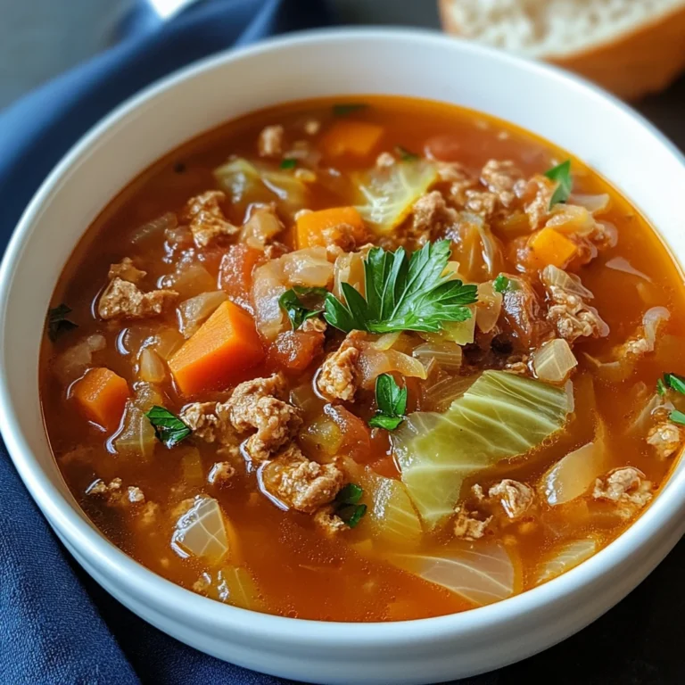 Cabbage Roll Soup – Easy, Hearty,