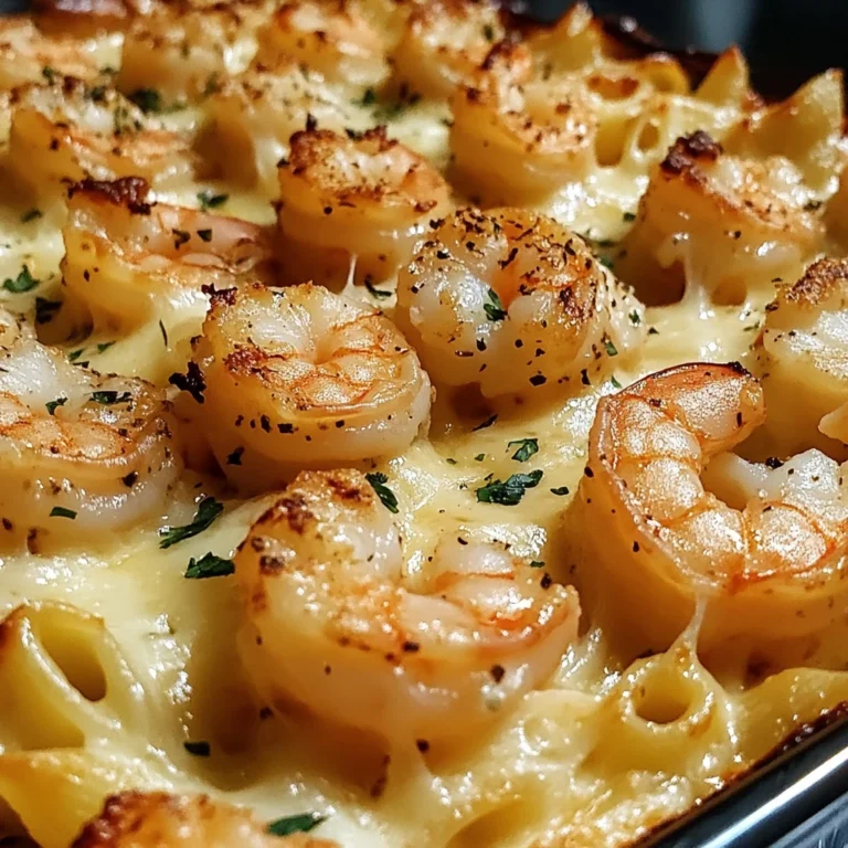 Cheesy Shrimp Scampi Pasta Bake: A Flavor-Packed Dinner