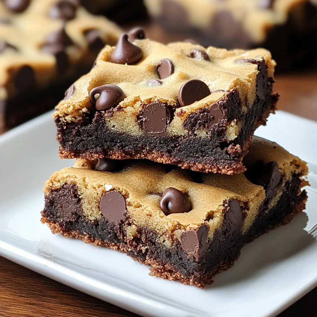 Chocolate Chip Cookie Brownies 1