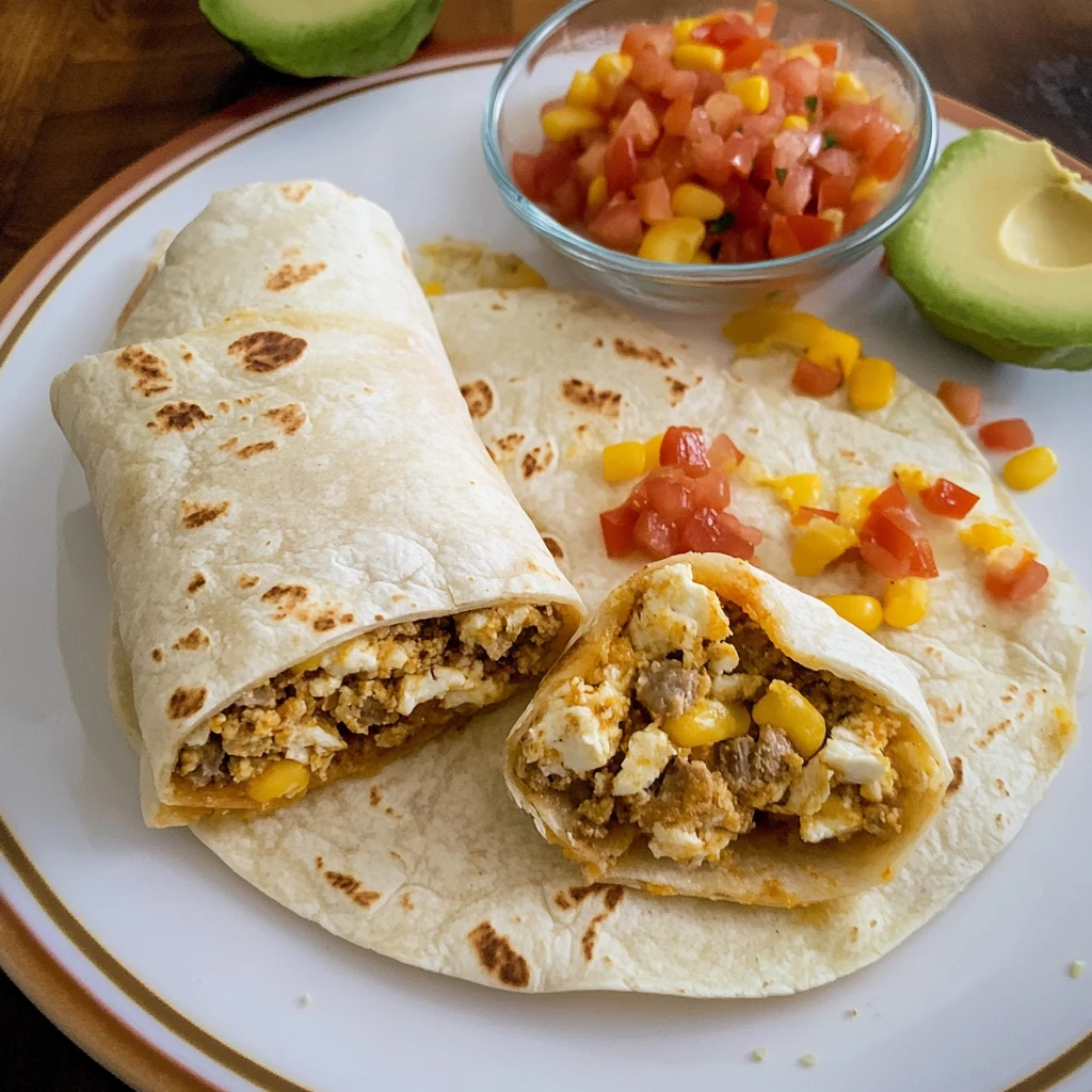 Easy 5-Ingredient Breakfast Burritos 