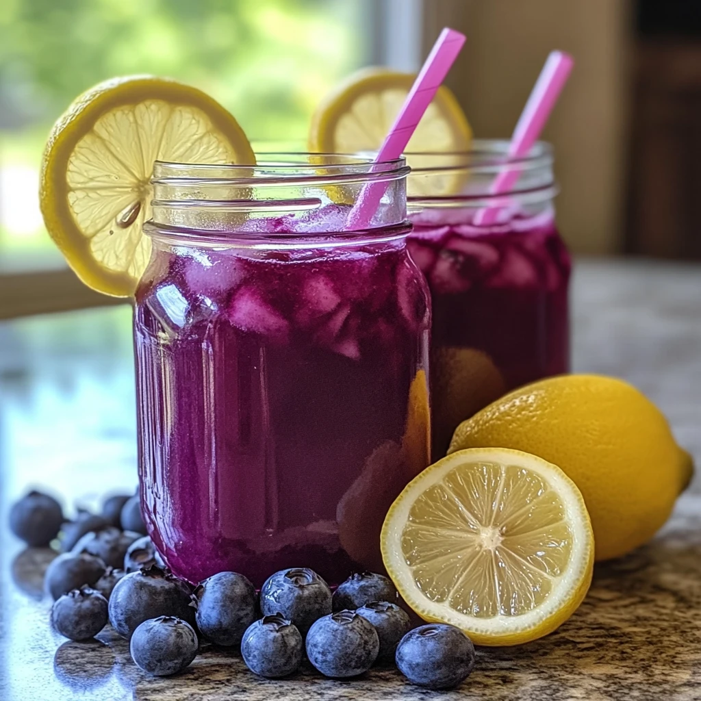 Homemade Blueberry Lemonade - A Refreshing Burst of Flavor