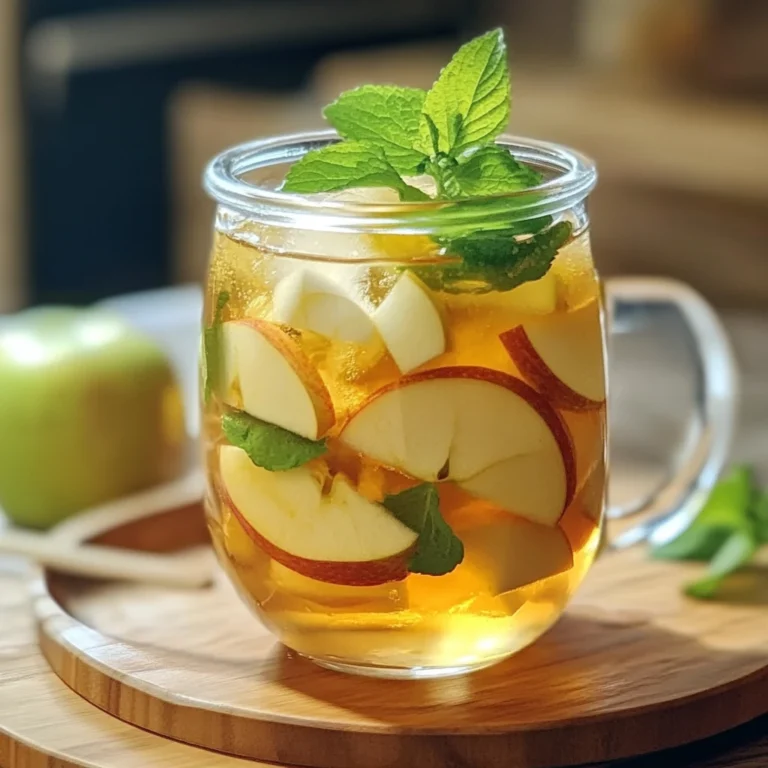 Iced Apple Green Tea - Crisp, Cool, and Refreshing