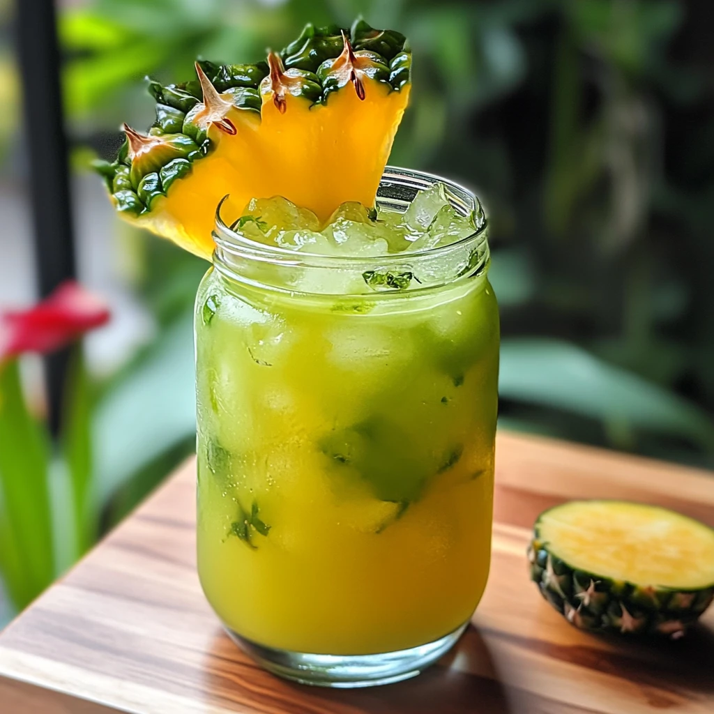 Tropical Iced Green Tea - Refreshing and Flavorful