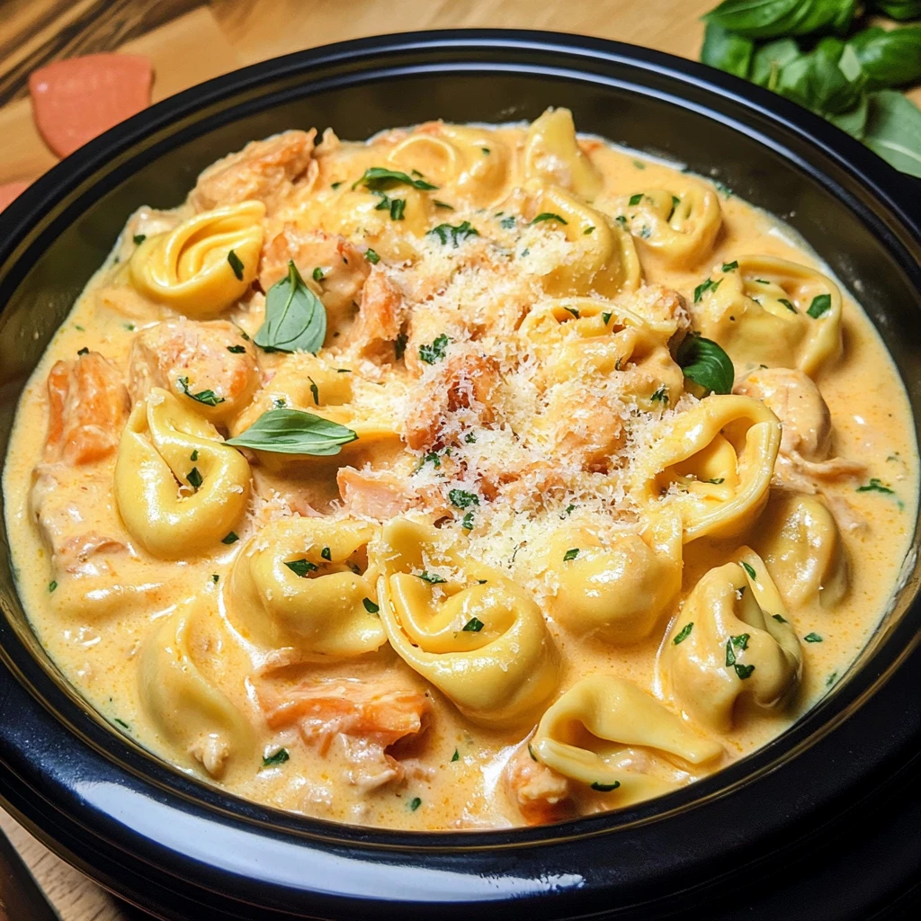CrockPot Chicken Tortellini 