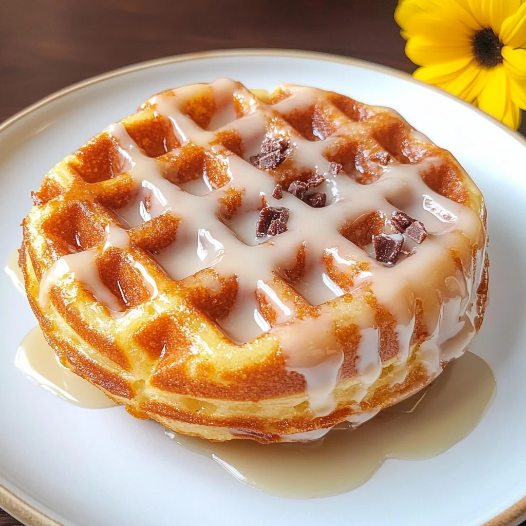 Low Carb Donut Chaffle 