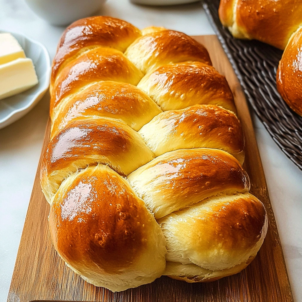 Braided Brioche Bread