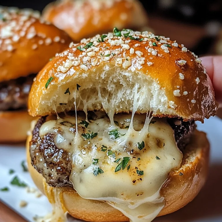 Cheesy Garlic Parmesan Burger Bombs