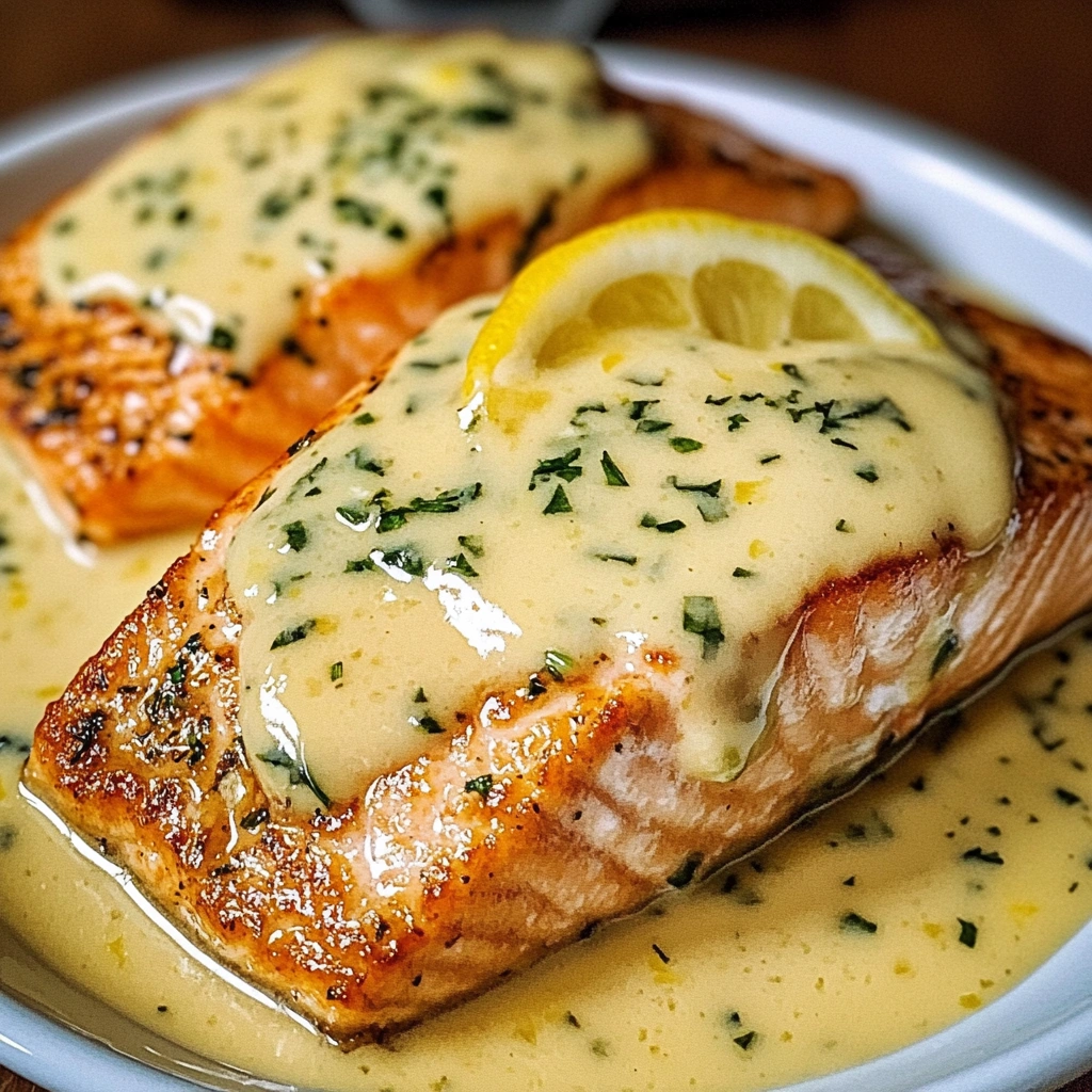 Creamy Lemon Butter Salmon