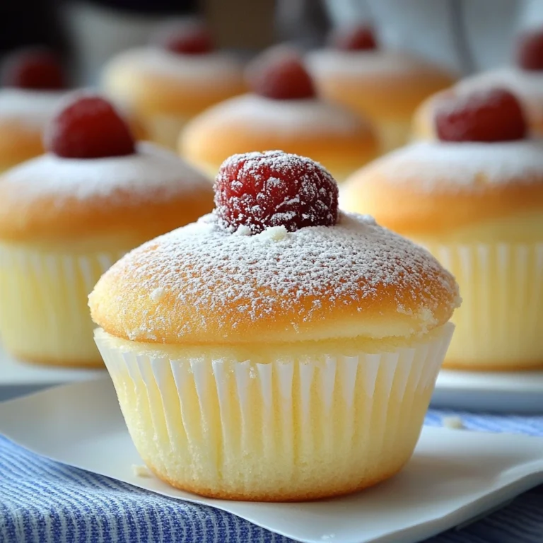 Japanese Cotton Cheesecake Cupcakes