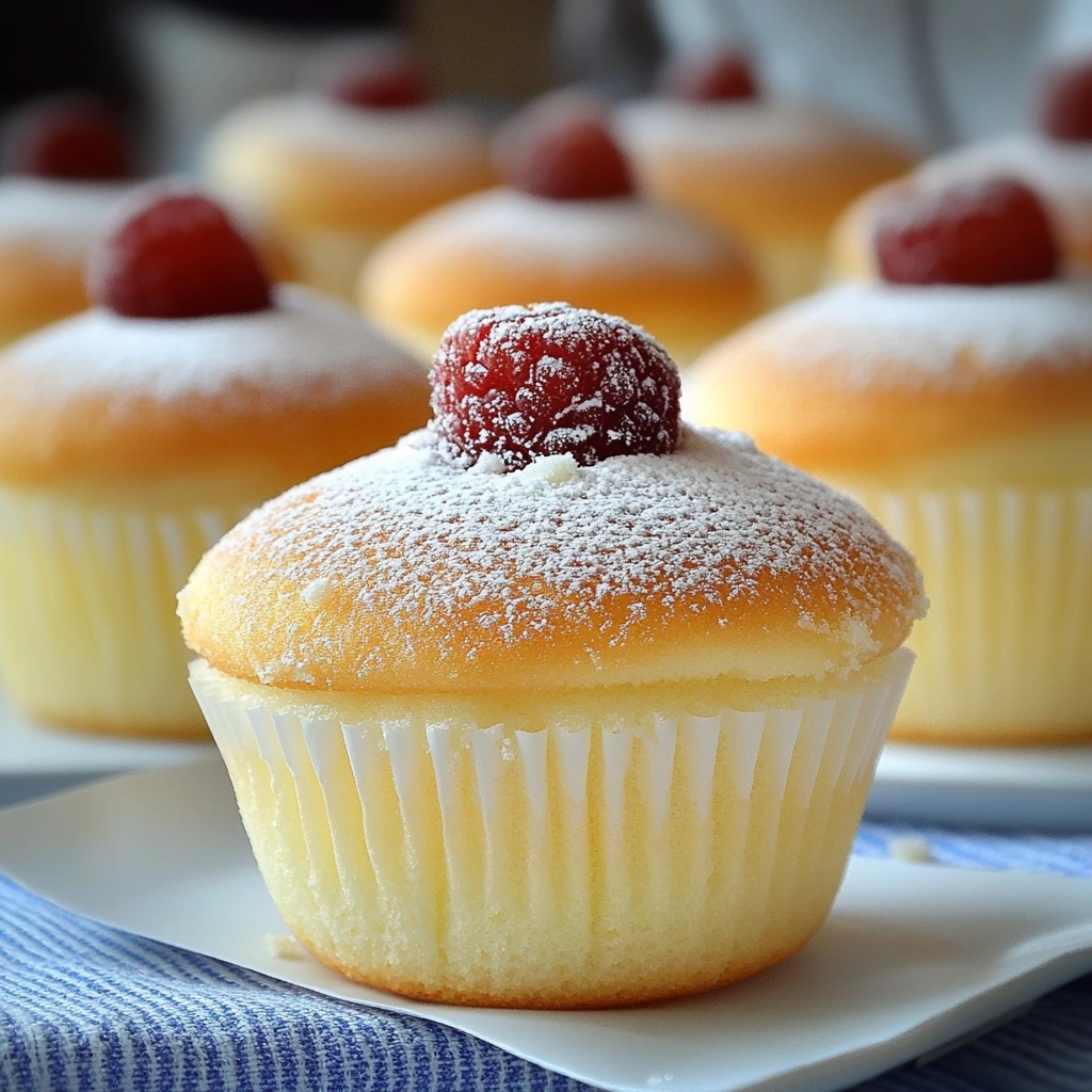 Japanese Cotton Cheesecake Cupcakes