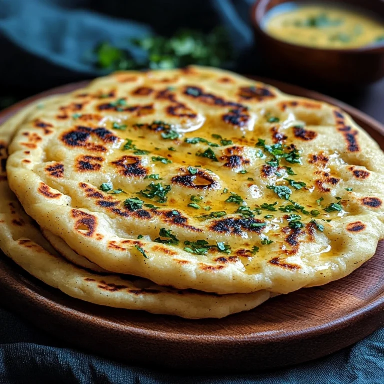Keto Garlic Butter Naan Bread