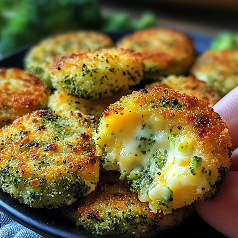 Low Carb Broccoli Cheese Rounds