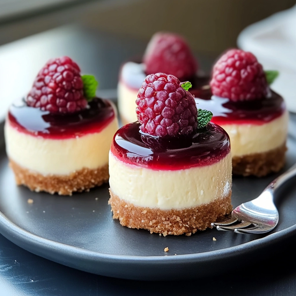 Mini New York Style Cheesecakes