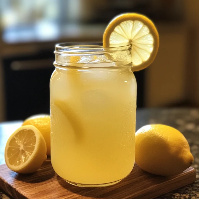 Refreshing Homemade Lemonade