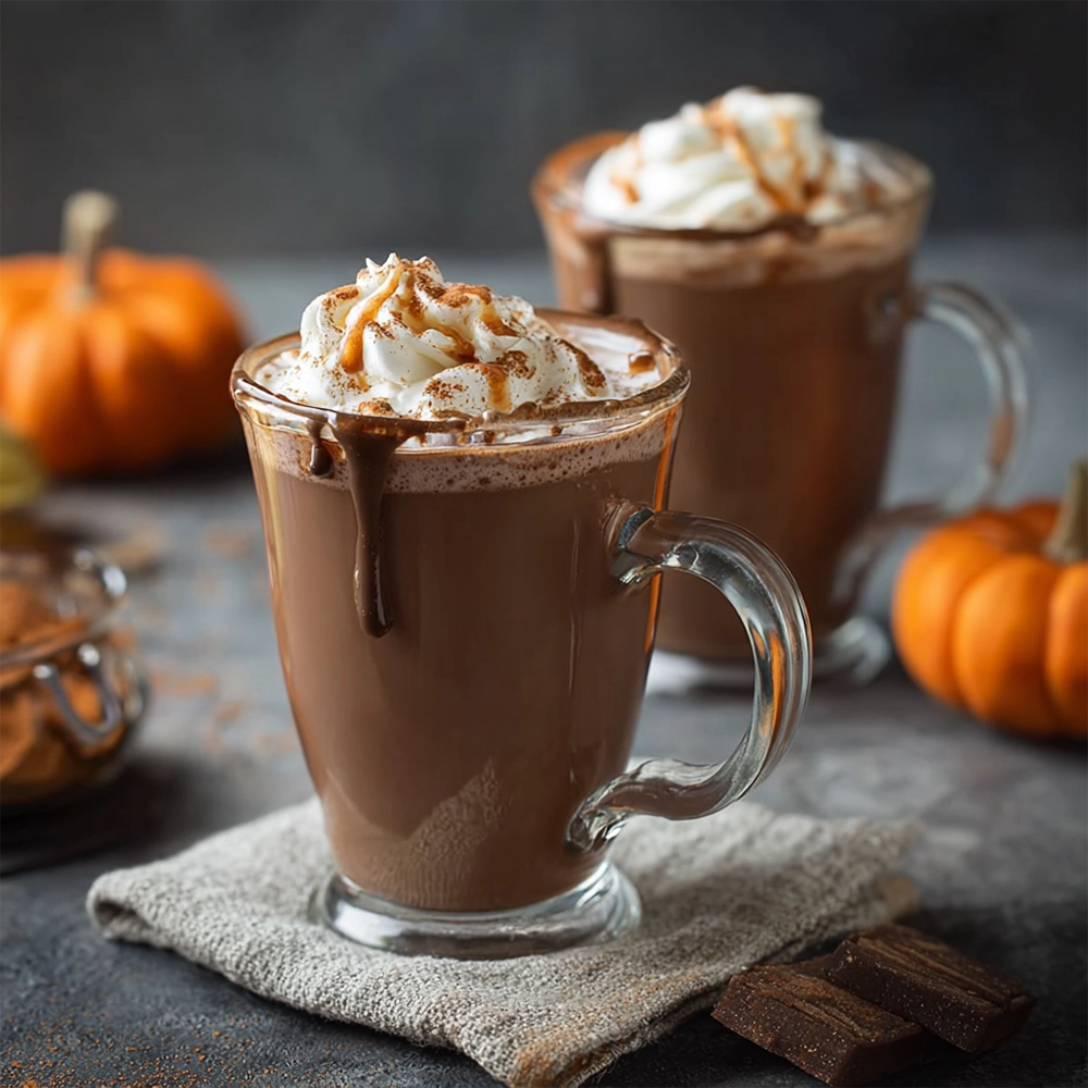 Creamy Pumpkin Hot Chocolate | Cozy Fall Drink Recipe