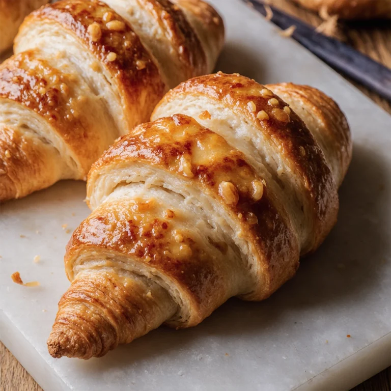Flaky Homemade French Croissants