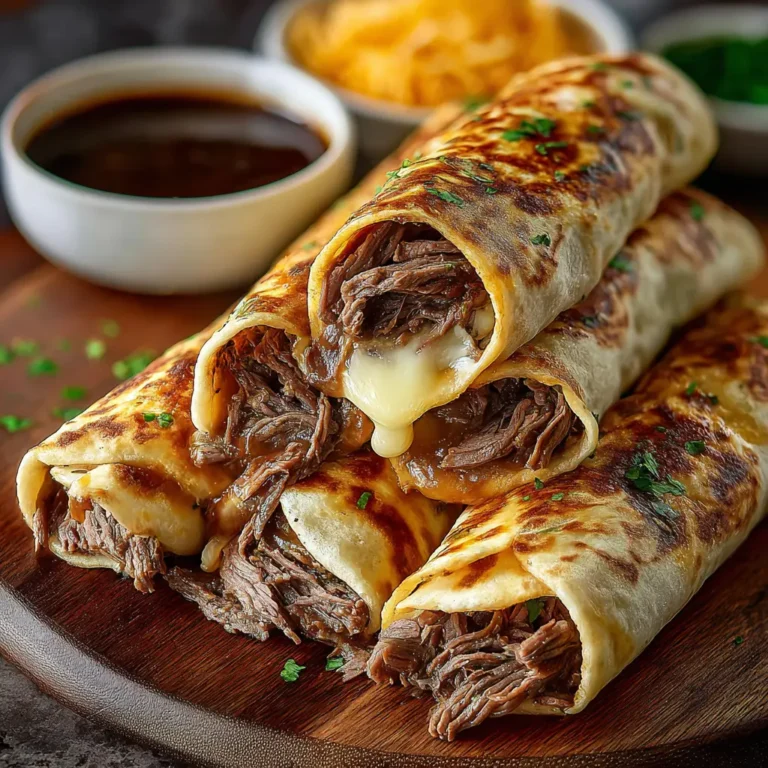 French Dip Tortilla Roll Ups: Must-Have Easy Recipe