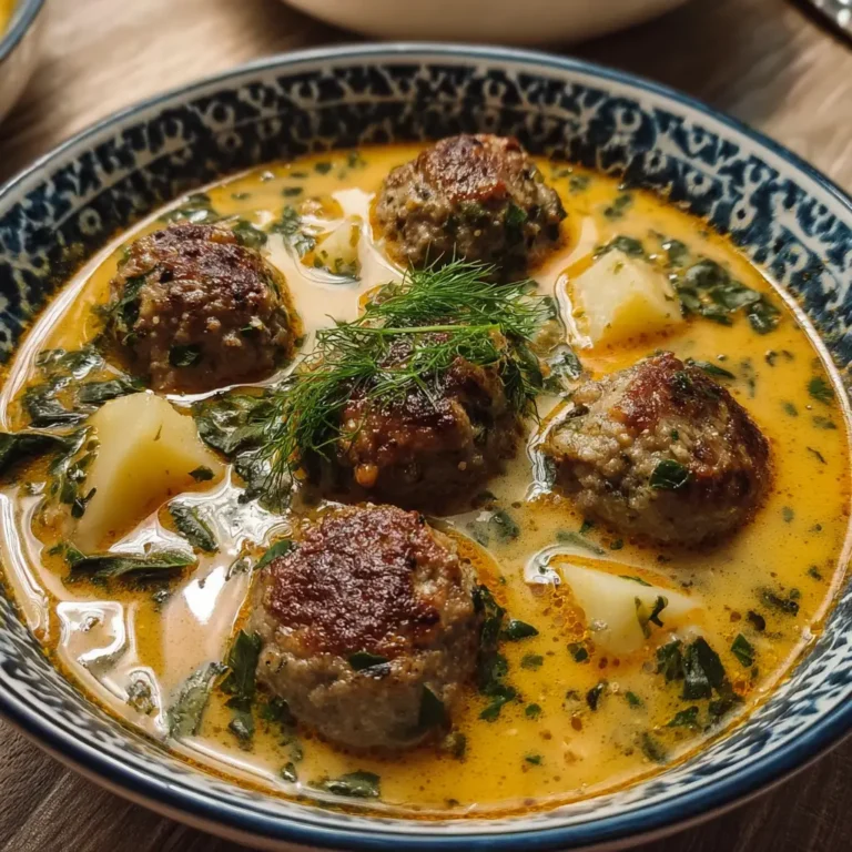 Youvarlakia Greek Meatball Soup: A Hearty, Herbaceous Bowl of Mediterranean Comfort