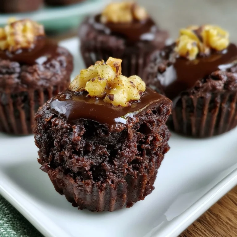 Easy Homemade Walnut Brownie Bites – Mini Fudgy Chocolate Treats